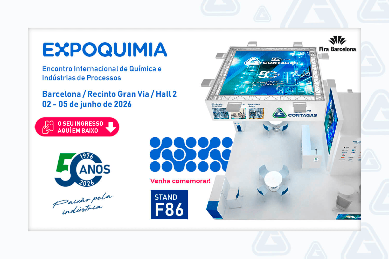CONTAGAS na Expoquimia 2026